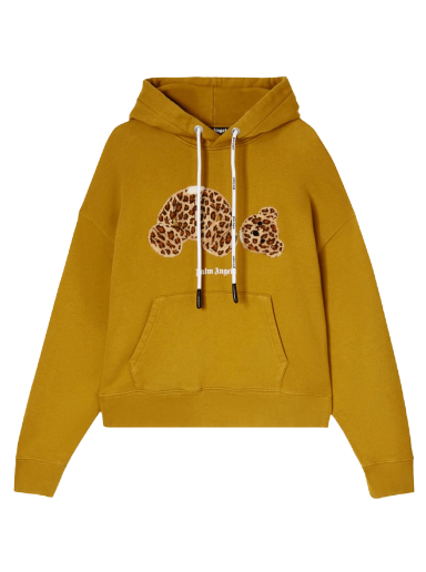 Sweatshirt Palm Angels Leopard Bear Hoodie Brun | PMBB058S22FLE0086460