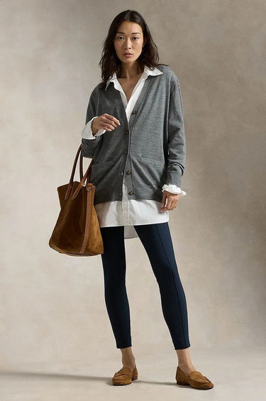 Sweater Polo by Ralph Lauren Wool Cardigan Grå | 211956233, 2