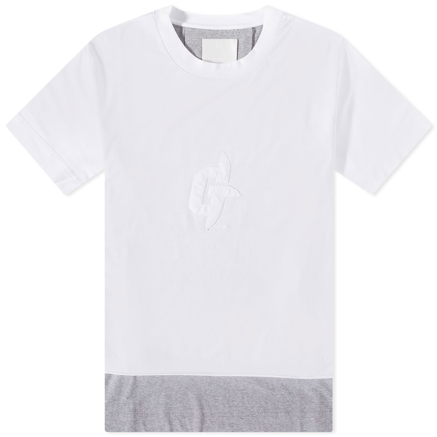 T-shirt Givenchy G Logo Tee Hvid | BM716N3YBK-100, 0