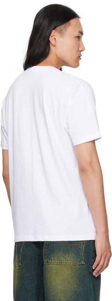 T-shirt Dime Cursive Cloud T-Shirt Hvid | DIMEFA2564WHT, 2