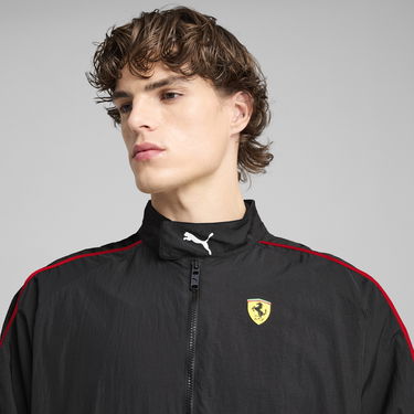 Træningsdragt Puma Scuderia Ferrari HP Race T7 Track Jacket Sort | 630215_01, 4