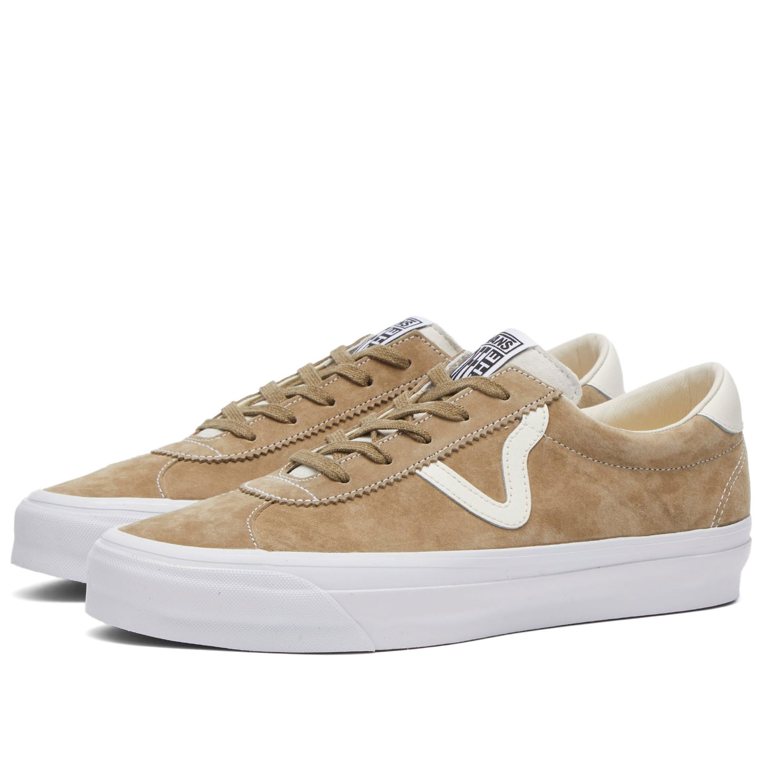 Sneakers og sko Vans Men's Sport 73 Sneakers in Lx Pig Suede Olive, Size UK 10 | END. Clothing Beige | VN000CQBOLV, 0