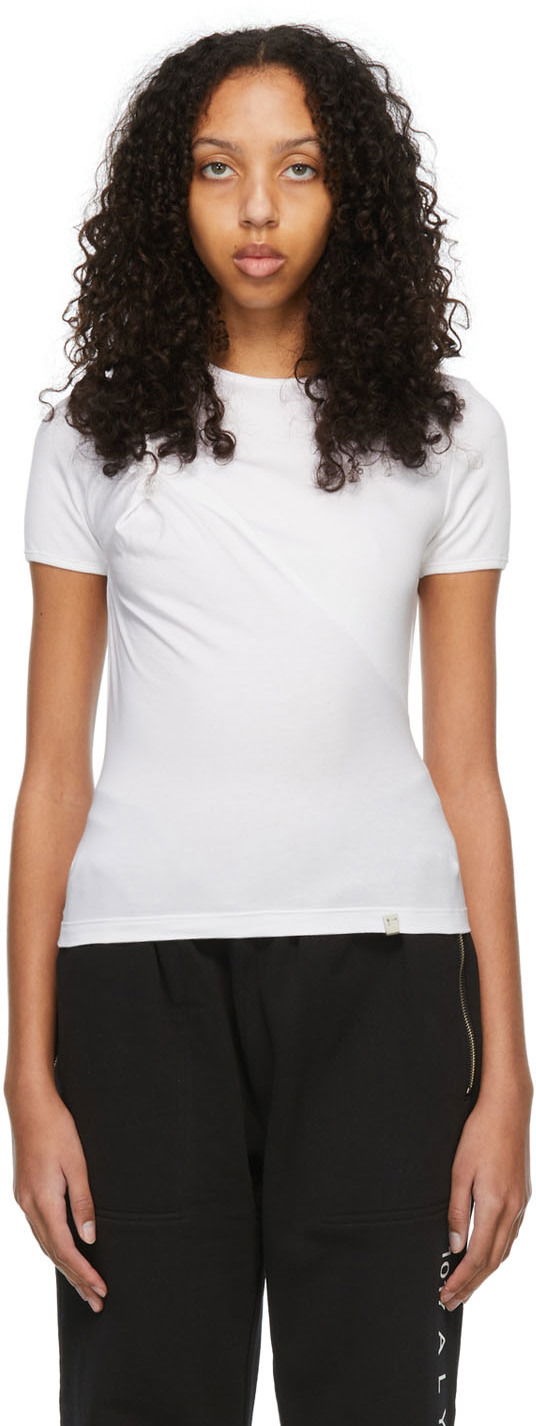 T-shirt 1017 ALYX 9SM Cotton T-Shirt Hvid | AAWTS0255FA01.S22