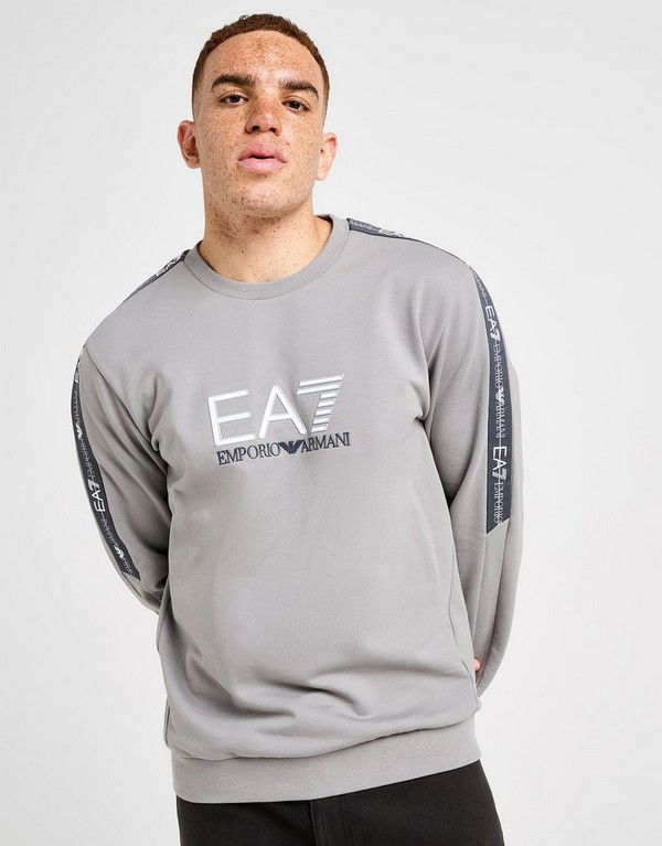 Sweatshirt Emporio Armani Emporio Armani 7 Tape Crew Sweatshirt Grå | AF184027M001149U8062, 0