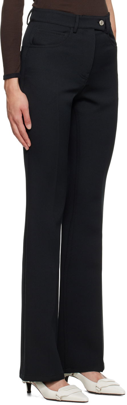 Bukser Courrèges Bootcut Trousers Sort | 123CPA018PL0007, 1