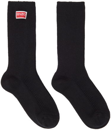 Sokker KENZO Paris Tag Socks Sort | FD68SU180KSA, 0