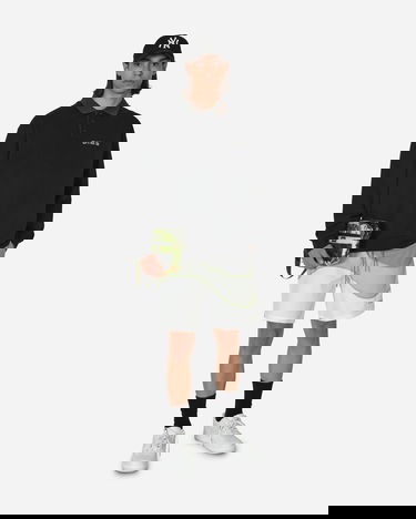 Sweater Dime Terry Rugby Crewneck Sort | DIMESU238BLK, 4