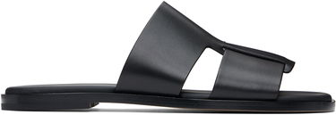 Sneakers og sko BOSS BOSS Buffed Leather Sandals Sort | 50539243, 0