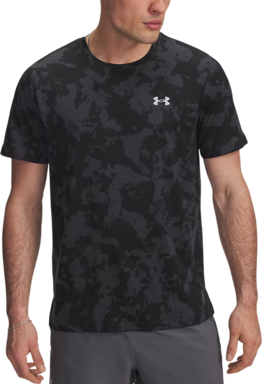 T-shirt Under Armour Under Armour UA Launch Printed Short Sleeve T-Shirt Sort | 6006110-016, 0