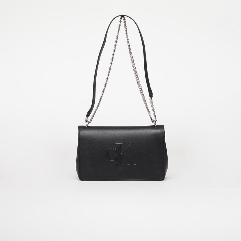 Skuldertaske CALVIN KLEIN Calvin Klein Jeans Sculpted Flap Bag Sort | LV04K3035G UB1