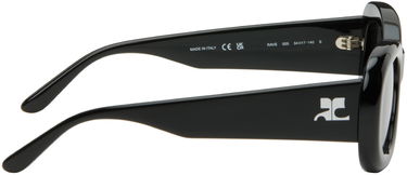 Solbriller Courrèges Oval Sunglasses Sort | 322ALU003AC0006, 1