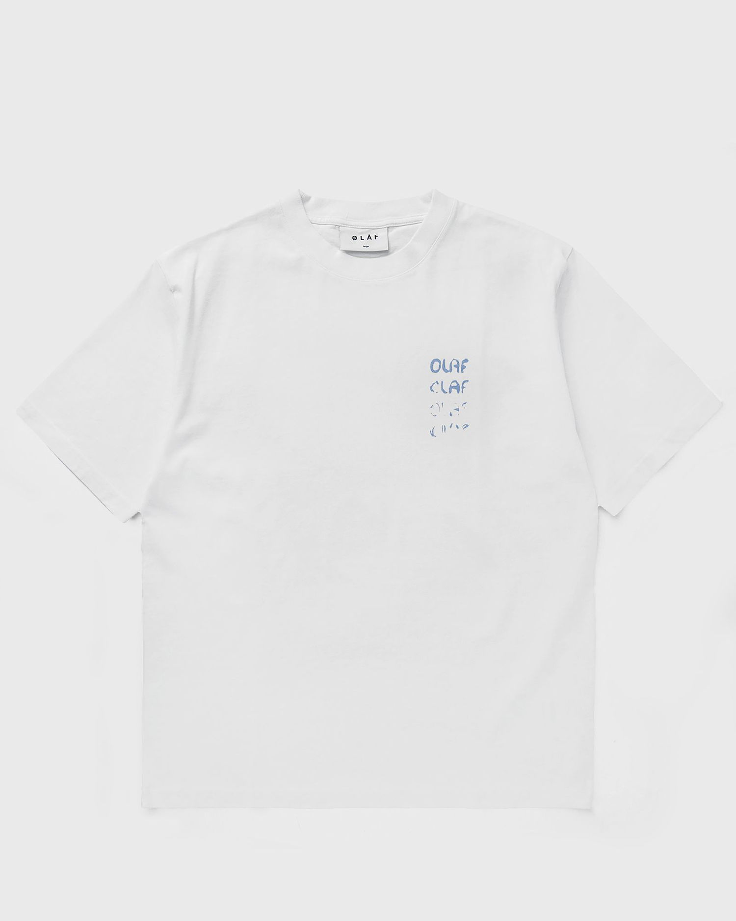 T-shirt ØLÅF Spray Graphic T-Shirt Hvid | M210106-OPTICALWHITE, 1