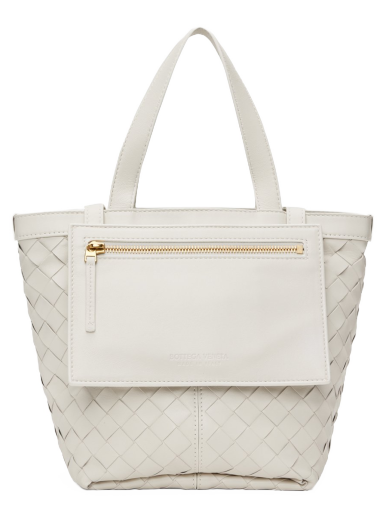 Mulepose Bottega Veneta Small Flip Flap Bag Hvid | 754916 VCPP1