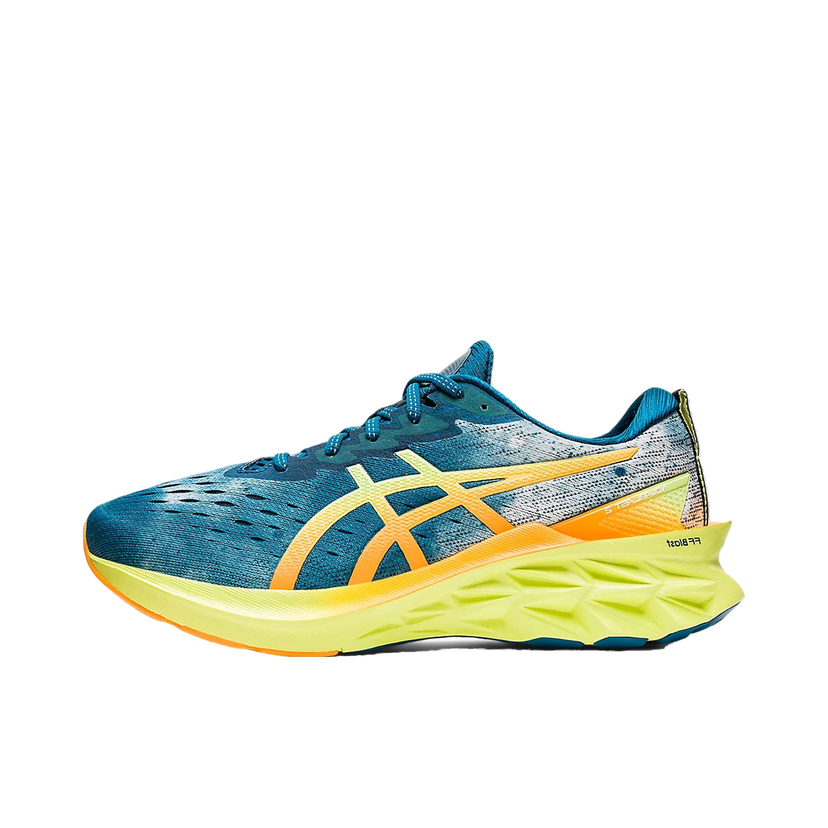Løbe Asics Novablast 2 Deep Sea Teal Glow Yellow Mørkeblå | 1011B445-400