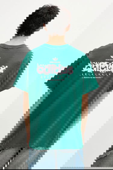 T-shirt adidas Originals adidas Originals Florals Logo Graphic T-Shirt Grøn | KE6588, 2