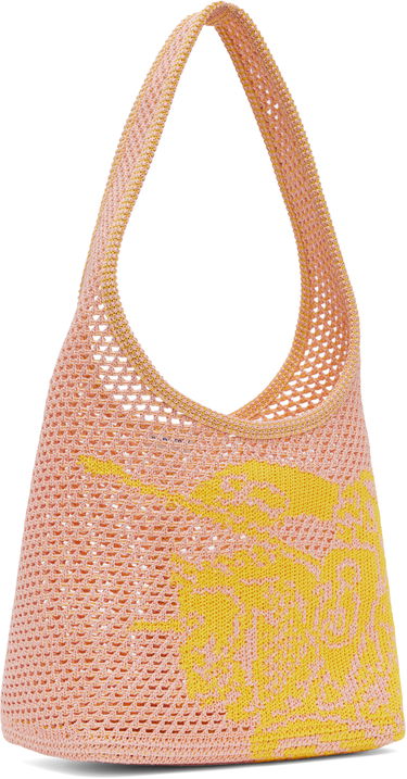 Mulepose Burberry Burberry Small EKD Crochet Tote Lyserød | 8106533, 1