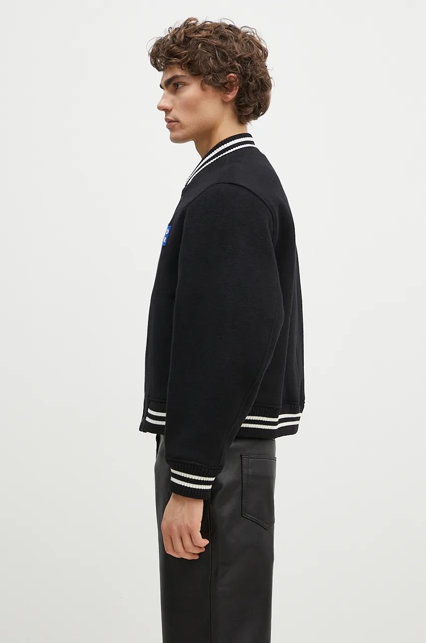 Bomberjakke ADER ERROR Wool Varsity Jacket Sort | BM42FYJK0504BK, 1