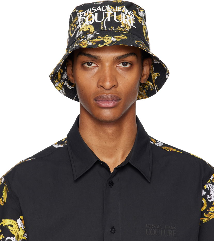 Hat Versace Versace Jeans Couture Fisherman Bucket Hat Sort | E78GAZK06_EZG364