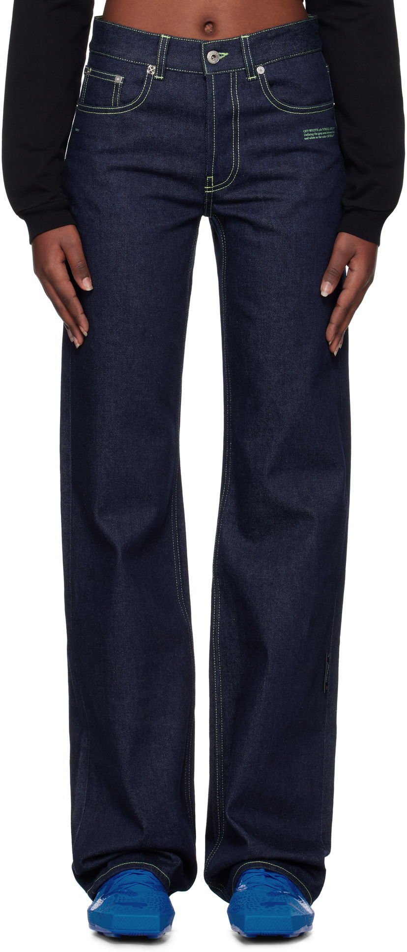 Jeans Off-White Off-White Susy Jeans Blå | OWYA069S25DEN0014614