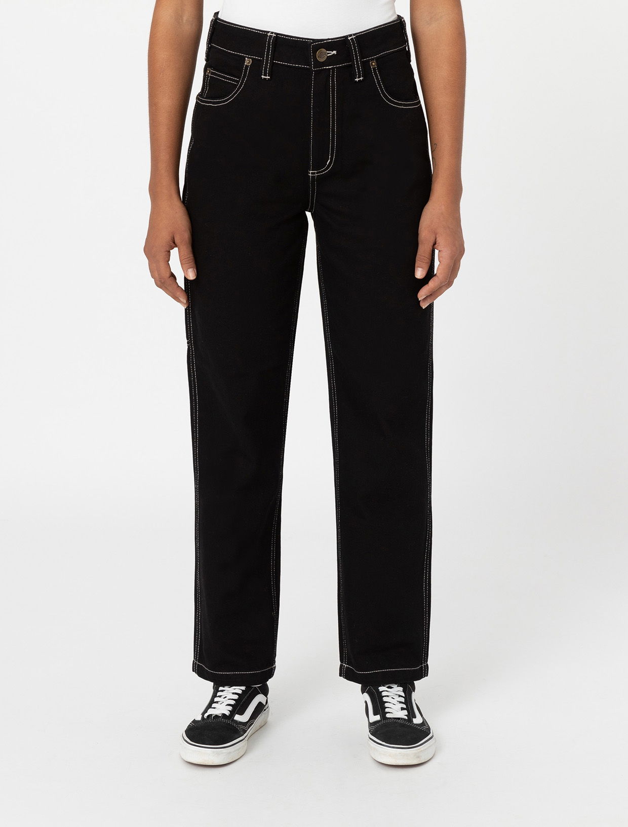 Bukser Dickies Ellendale Denim Trousers Sort | 0A4XEK, 0