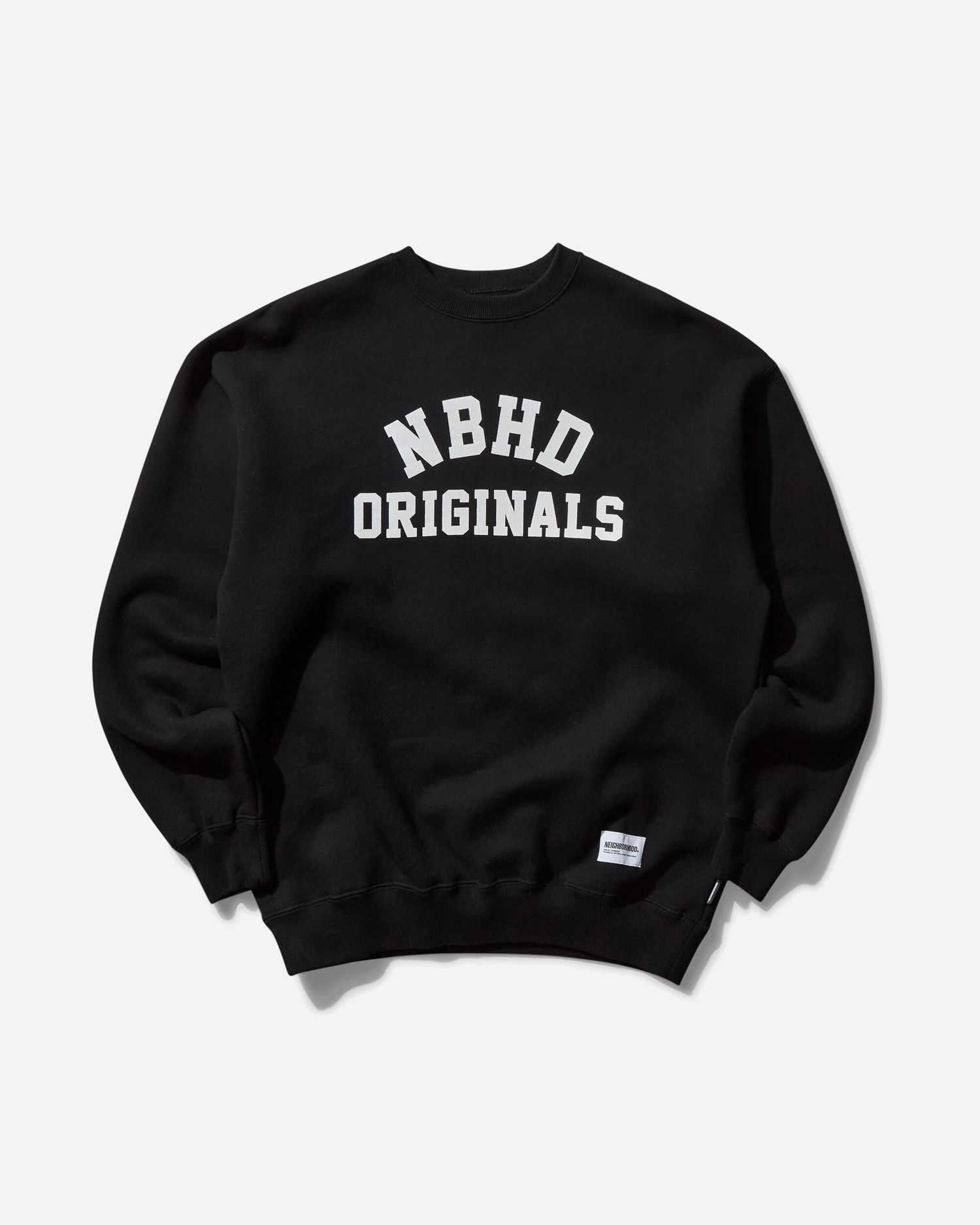 Sweatshirt Neighborhood Crewneck Sweatshirt NBHD Originals Sort | 242UWNH-CSM01 BK, 1