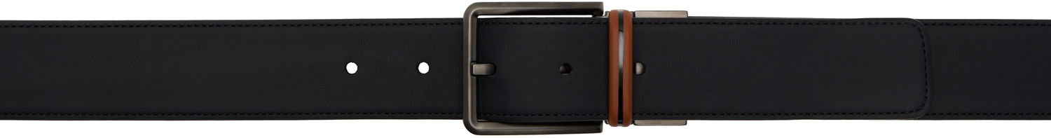 Bælter ZEGNA Leather Reversible Belt Sort | LHACR-B022VZ, 0