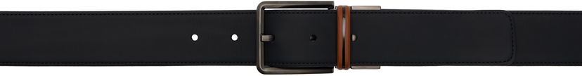 Bælter ZEGNA Leather Reversible Belt Sort | LHACR-B022VZ