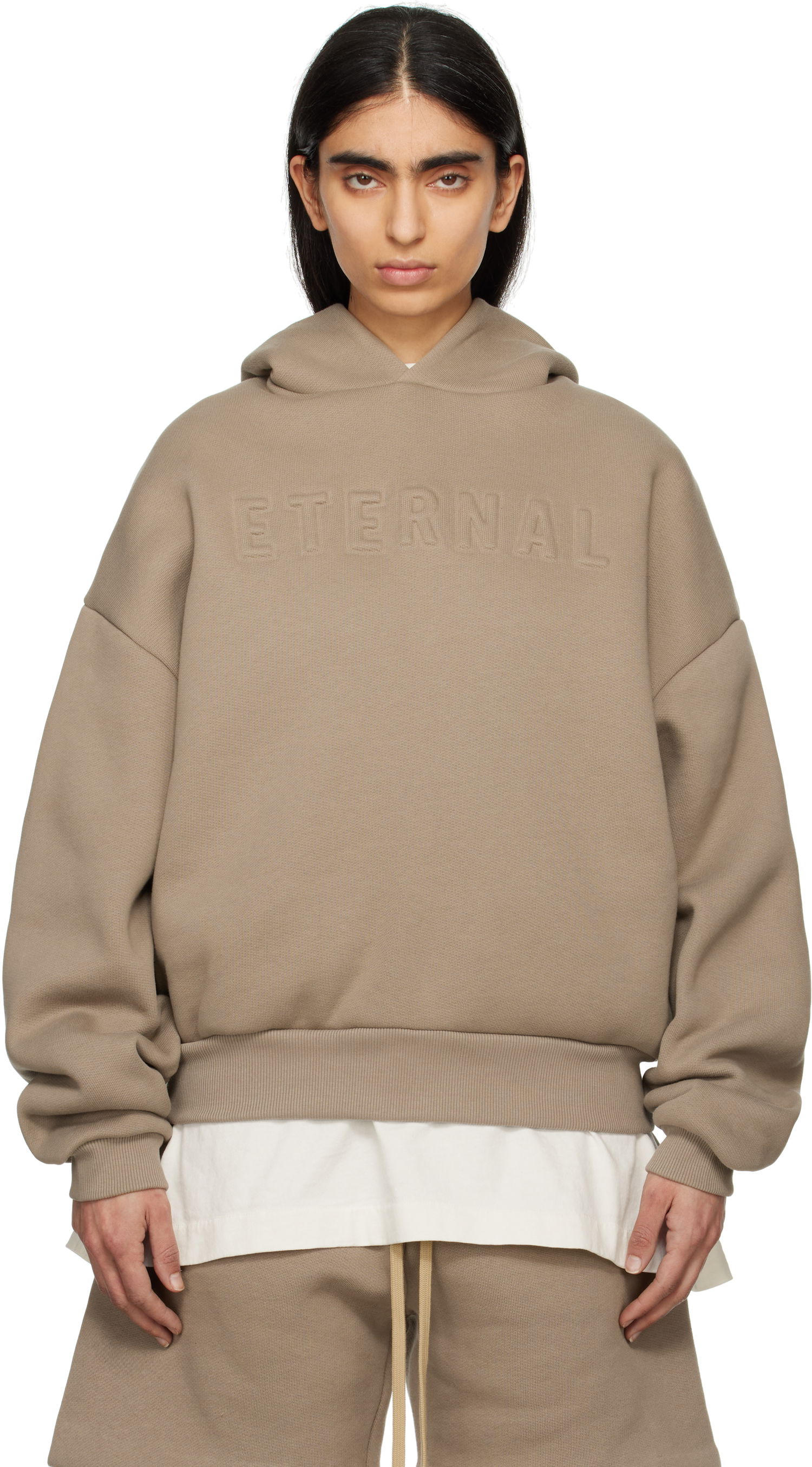 Sweatshirt Fear of God Fear of God 'Eternal' Hoodie Beige | FGE250-51211FLC, 0