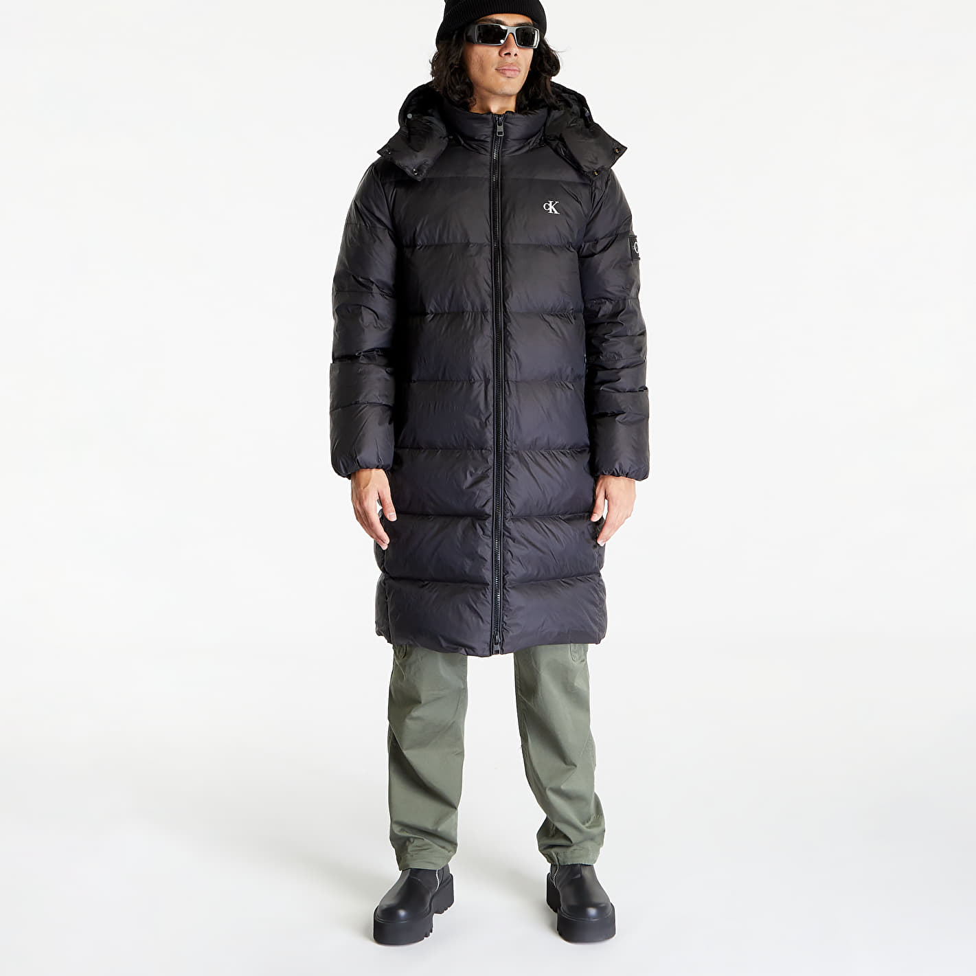 Puffer jakke CALVIN KLEIN Jeans Essentials Down Sort | J30J324056 BEH, 0