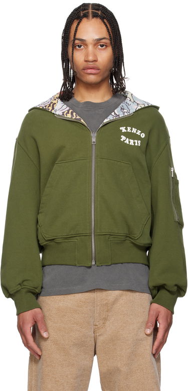 Sweatshirt KENZO Kenzo Paris VERDY Edition Reversible Hoodie Grøn | FF55SW2514MT, 0