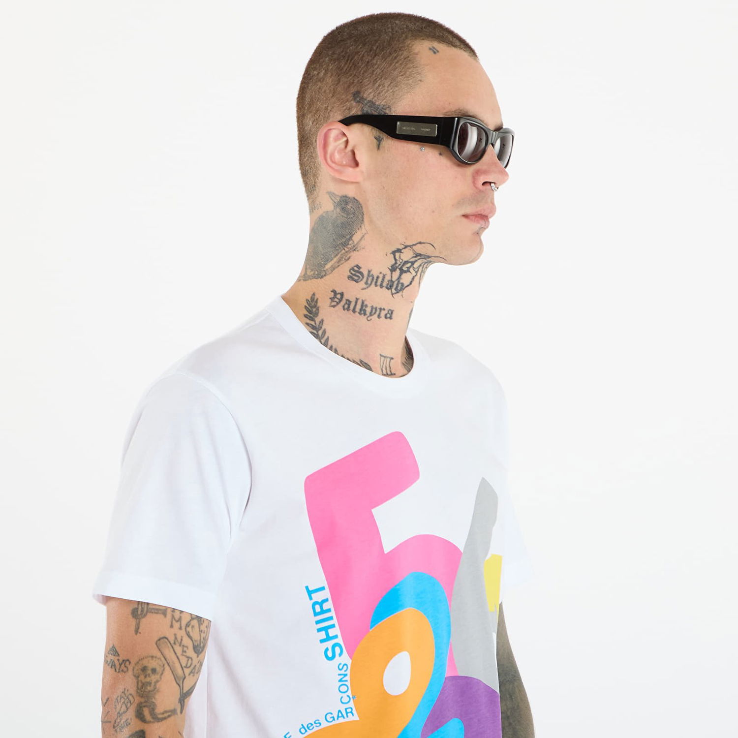 T-shirt Comme des Garçons Comme des Garçons SHIRT T-Shirt With Graphic Print Hvid | FP-T001-W25 White, 1