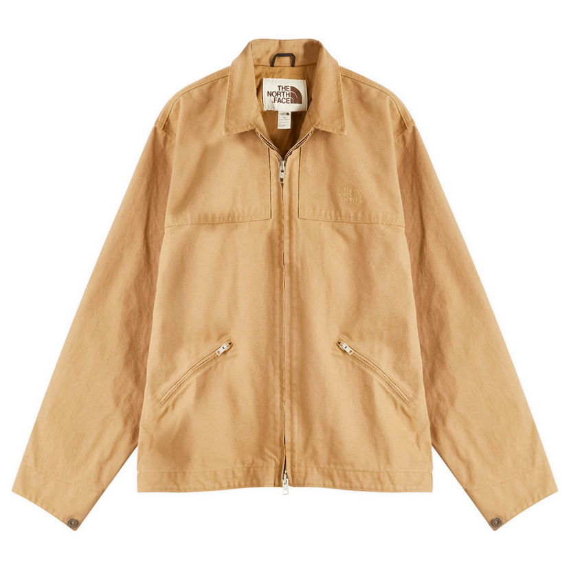 Jakke The North Face Men's Cedar Canvas Work Jacket, Size Small Beige | NF0A8B72173