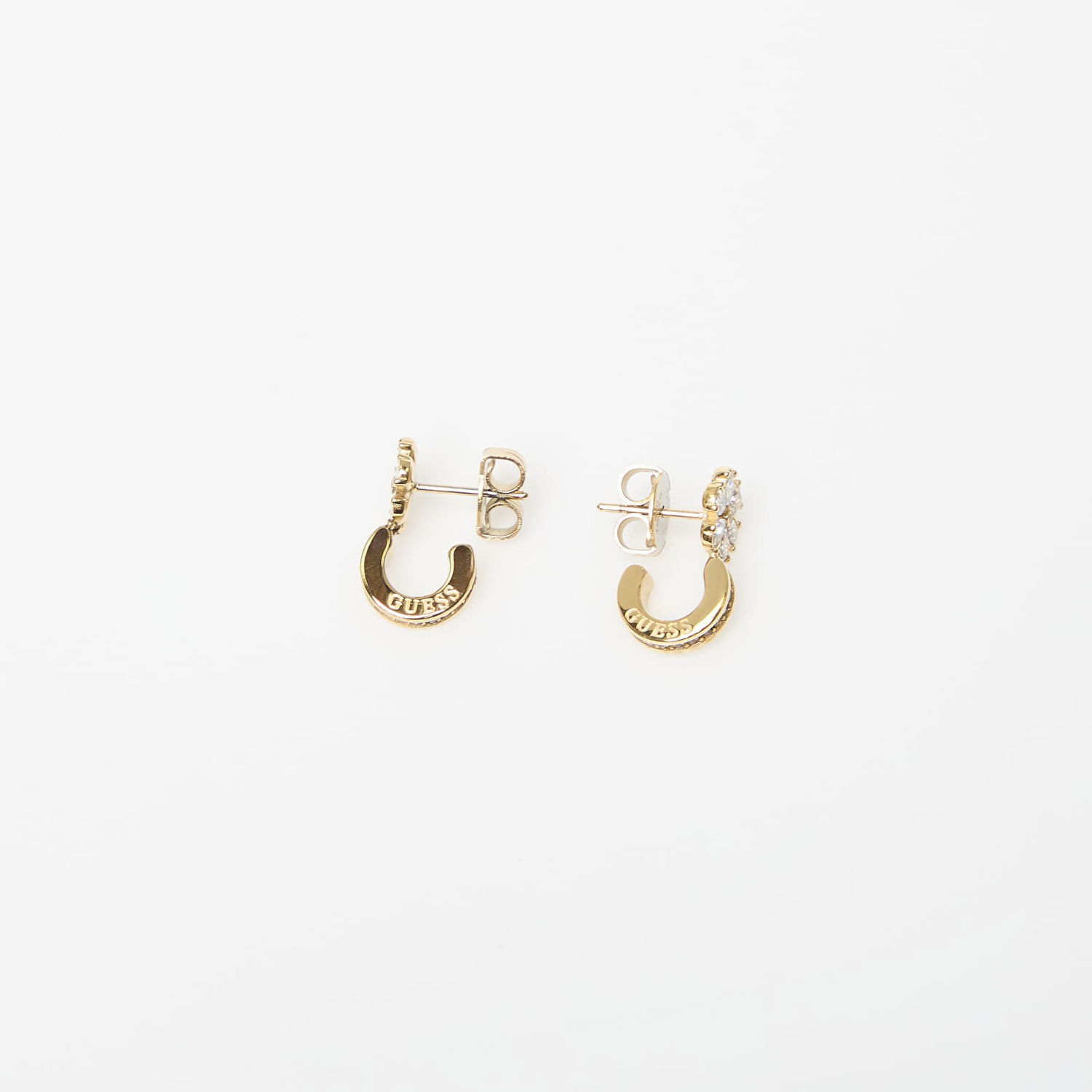 Øreringe GUESS Lily Floral Stone Stud Earrings Gul | JUBE05110JWYG-GOLD, 1