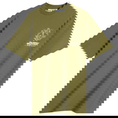 T-shirt Butter Goods Fossil Tee Large Grøn | BG252113-MOS, 1