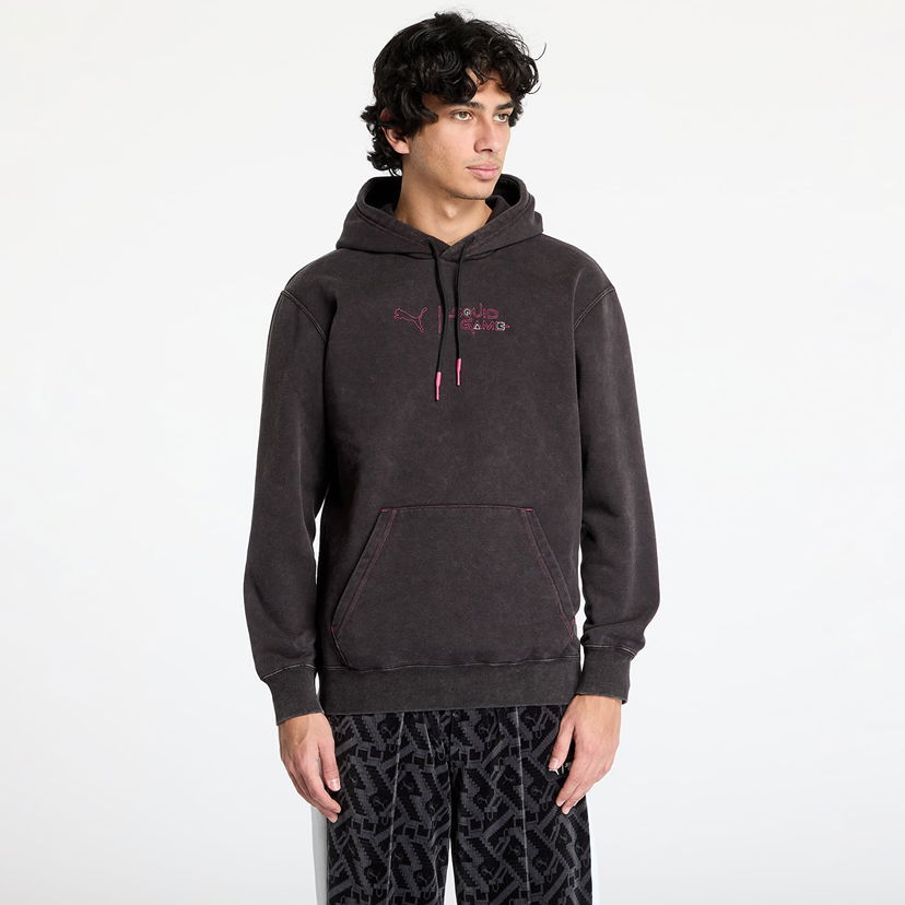 Sweatshirt Puma Graphic Hoodie Sort | 62742701