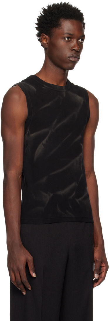 Tanktop Dion Lee Crinkle Sunfade Tank Top Sort | C3091R23, 1