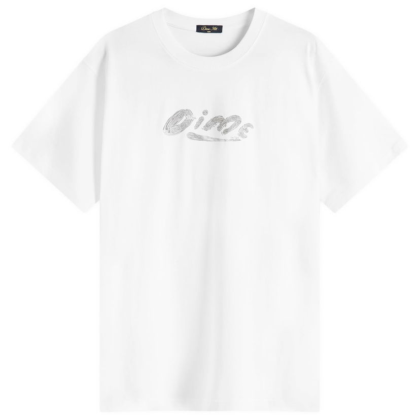 T-shirt Dime Dime Paint T-Shirt, Size Large Hvid | DIME2SP2552WHT