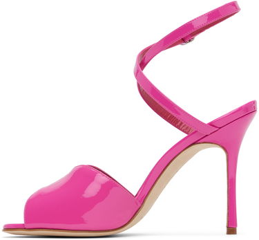 Skopleje Manolo Blahnik Manolo Blahnik Hourani 105 Heeled Sandals Lyserød | 123-2189, 2