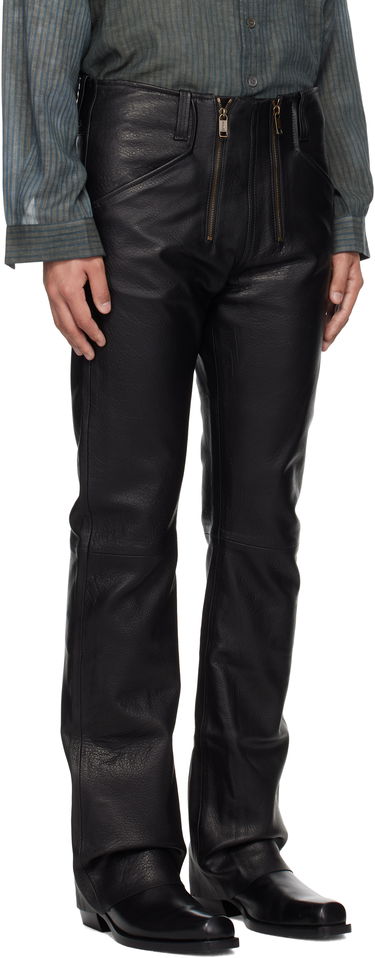Bukser Enfants Riches Déprimés Enfants Riches Déprimés German Engineering Leather Pants Sort | 050-394, 1