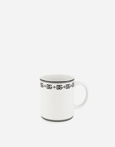 Home decor Dolce & Gabbana Dolce & Gabbana Logo-Print Porcelain Mug Hvid | TC0140TCALHU0082, 0