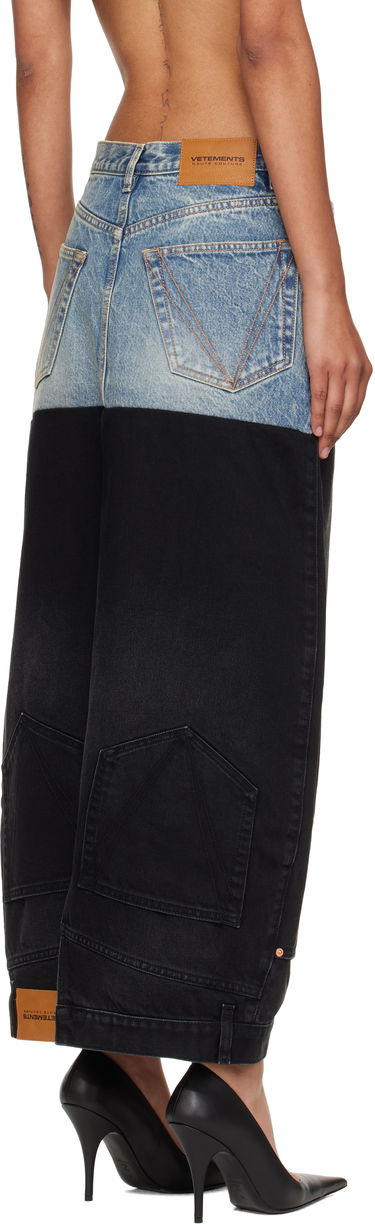 Nederdel VETEMENTS Vetements Double Denim Maxi Skirt Blå | WH76DK880YBB2, 2