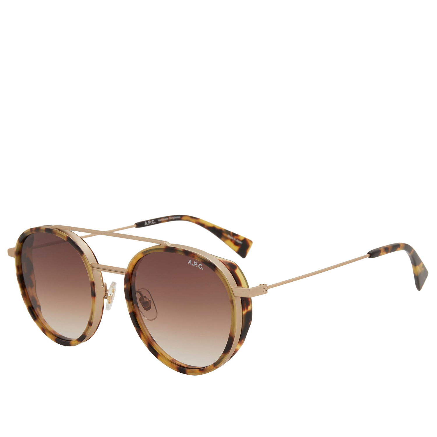 Solbriller A.P.C. Nico Sunglasses Brun | ACABF-M75008-CAD, 0