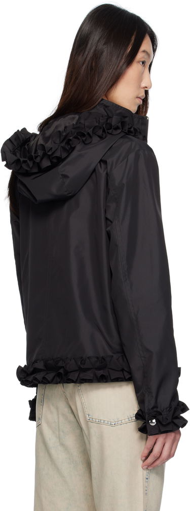 Jakke Coperni Coperni Pleated Ribbon Jacket Sort | COPOW43F3037, 2