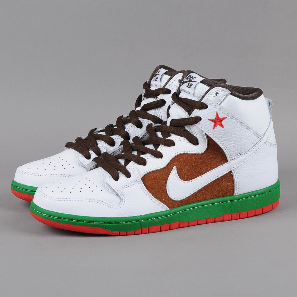 Sneakers og sko Nike SB Dunk High Premium Hvid | 313171-201, 1
