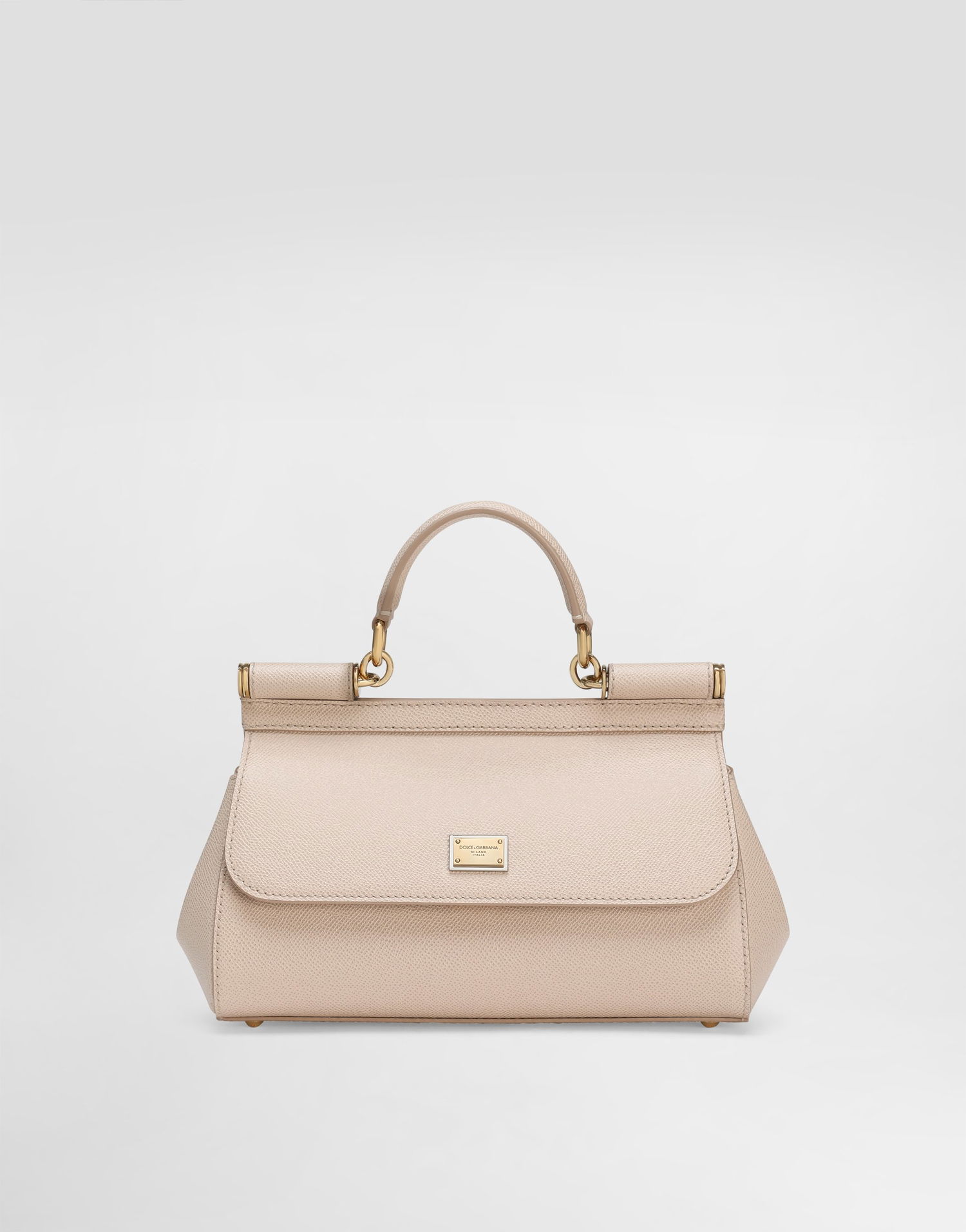 Håndtaske Dolce & Gabbana Dolce & Gabbana Sicily Medium Handbag Beige | BB7652B100180414, 0