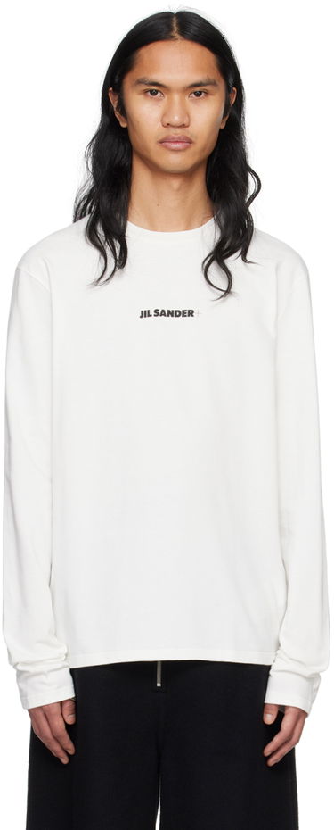T-shirt Jil Sander Oversized T-Shirt Hvid | J47GC0116_J20103, 0