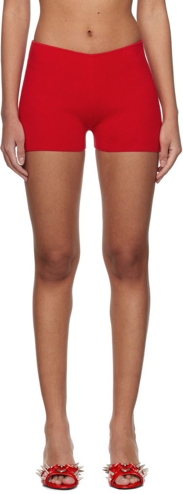 Shorts GUIZIO Guizio Rib Knit Hot Shorts Rød | R24604S011, 0