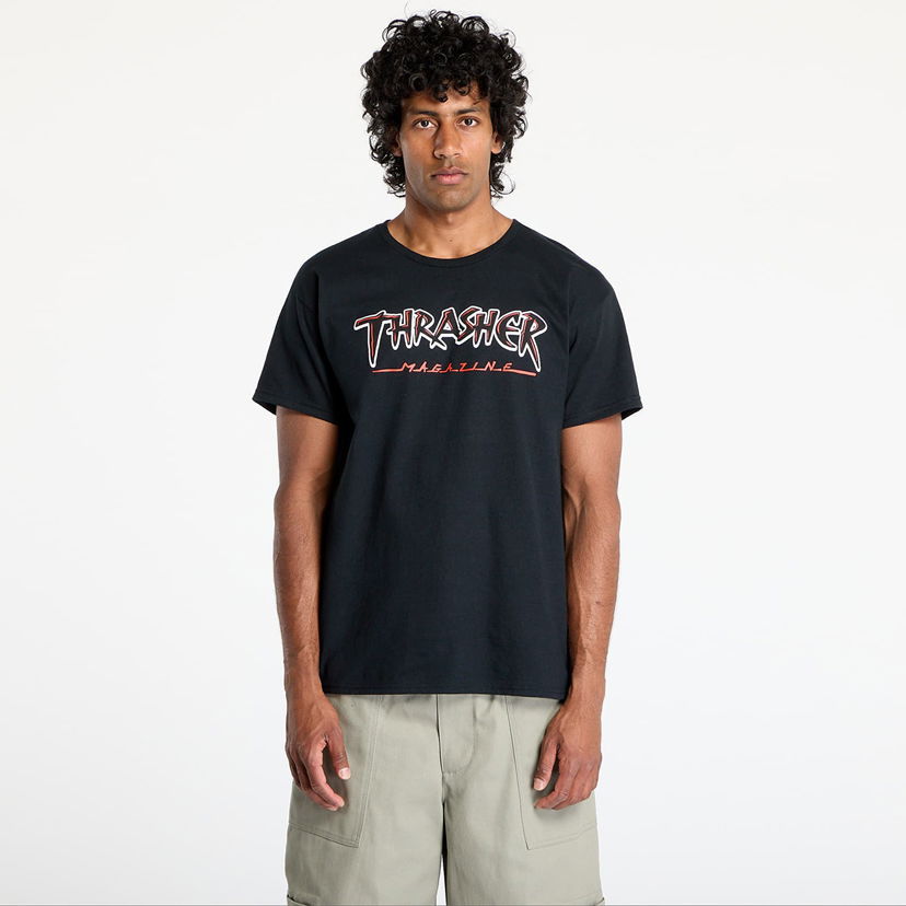 T-shirt Thrasher Thrasher Slash T-Shirt Sort | 145684