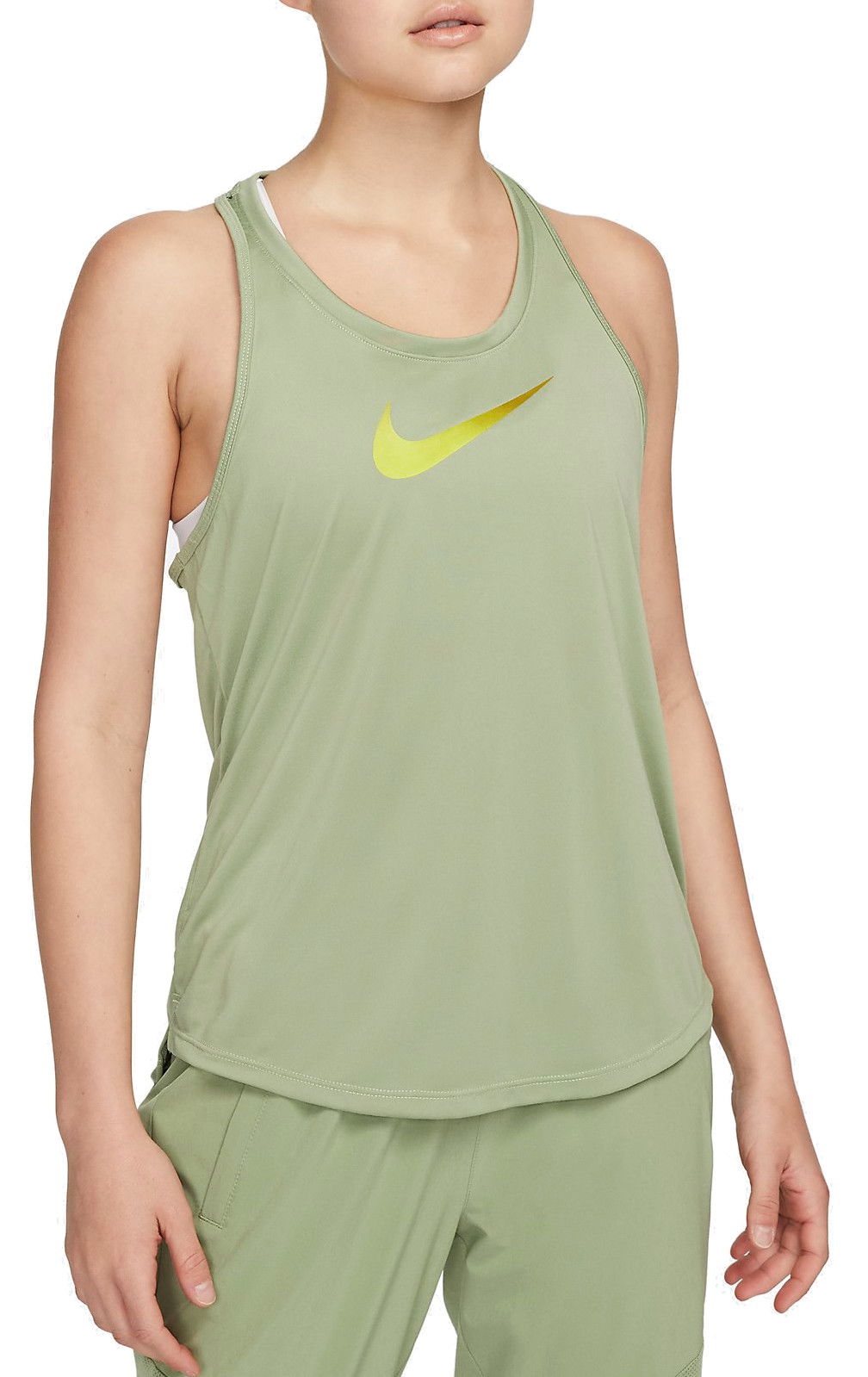 Tanktop Nike Dri-FIT One Swoosh Tank Top Grøn | dx1027-386, 0