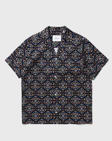 Skjorte Les Deux Hendrix AOP SS Shirt Mørkeblå | LDM401080-460810, 0